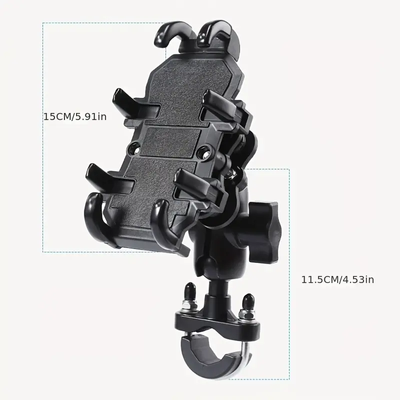 Soporte para uso rudo con sistema antivibracion (Base a manillar)