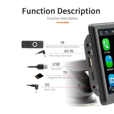 Estéreo Bluetooth con CarPlay Inalámbrico