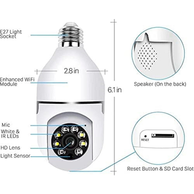 Foco cámara wifi de 2 MP (Yosee)