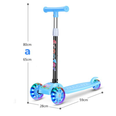 2 PACK Monopatin con luz led en las llantas